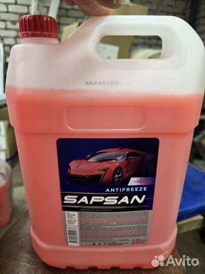 Антифриз красный sapsan