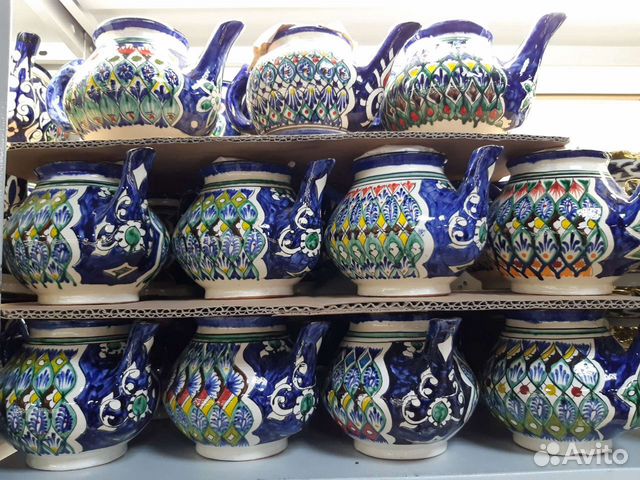 Набор посуды чайники и кружки из У�збекистана