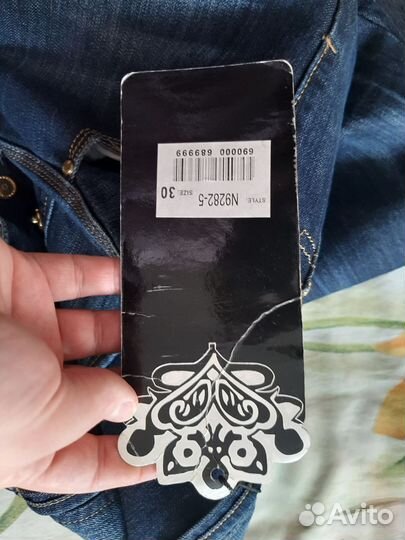 Джинсы 30 размер с завышенной талией новые
