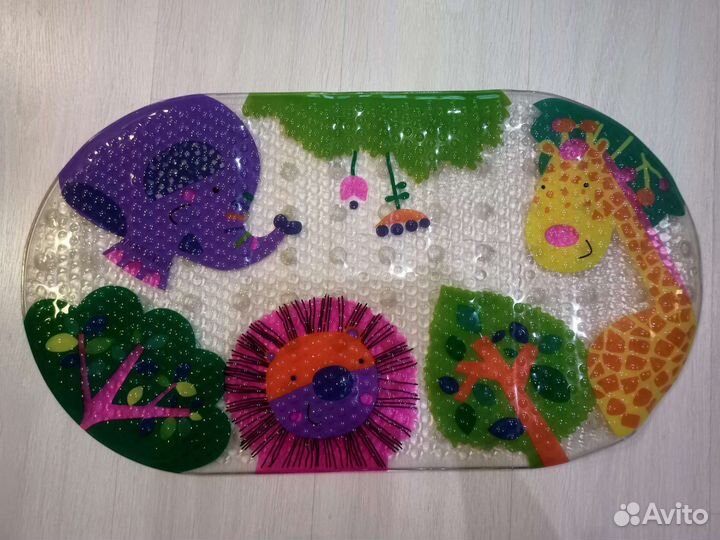 Коврик в ванну детский противоскользящий