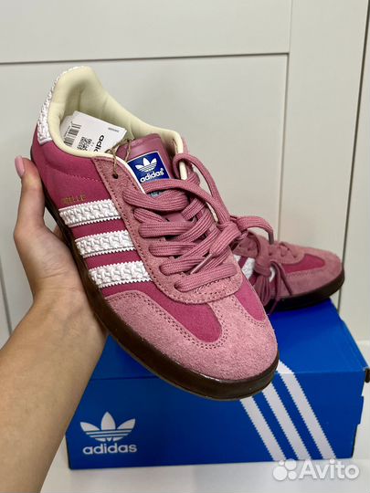 Adidas Gazelle бело-розовые кеды, новые, доставка