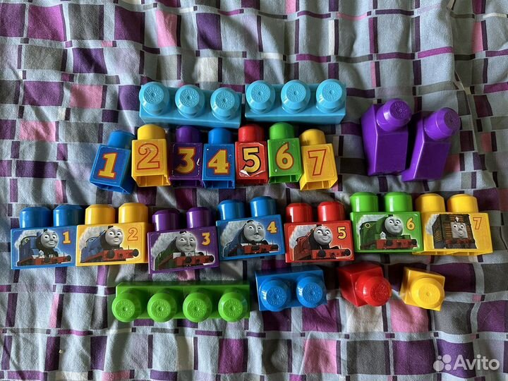 Паровозик томас и конструктор MegaBlocks