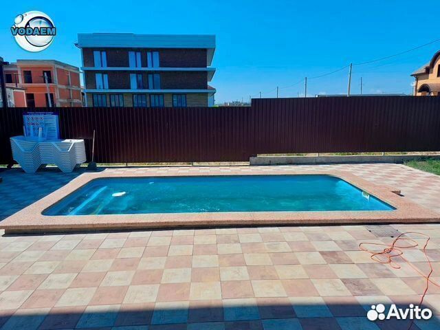 Бассейн прямоугольный 8x3x1.5 с подогревом