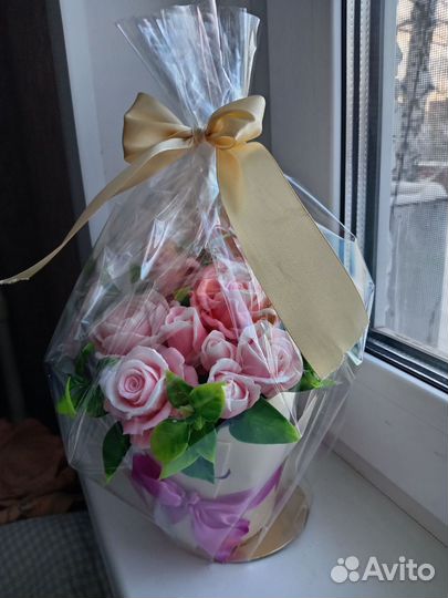 Букет цветов из мыла