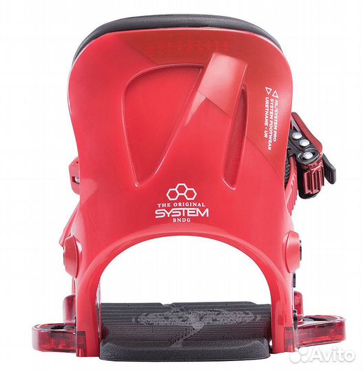 Крепления для вейкборда System Binding Pro красные