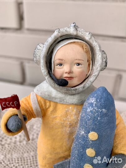 Ватные елочные игрушки