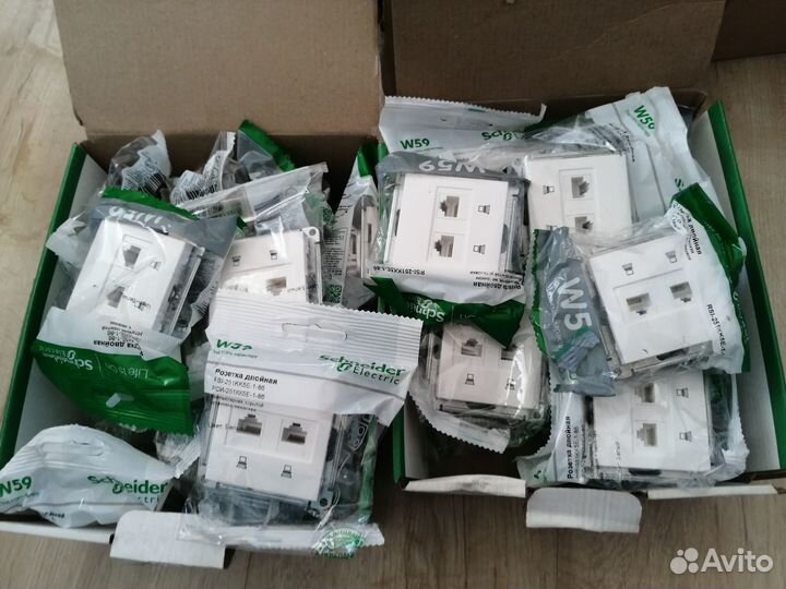Розетка компьютерная на 2 порта rj45