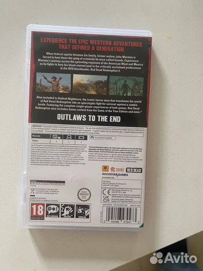 Red dead redemption nintendo switch