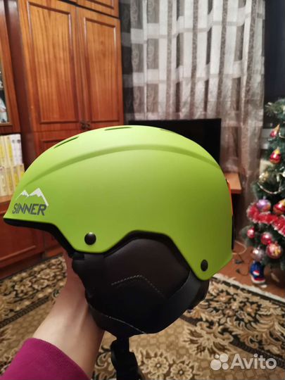 Шлем горнолыжный+маска