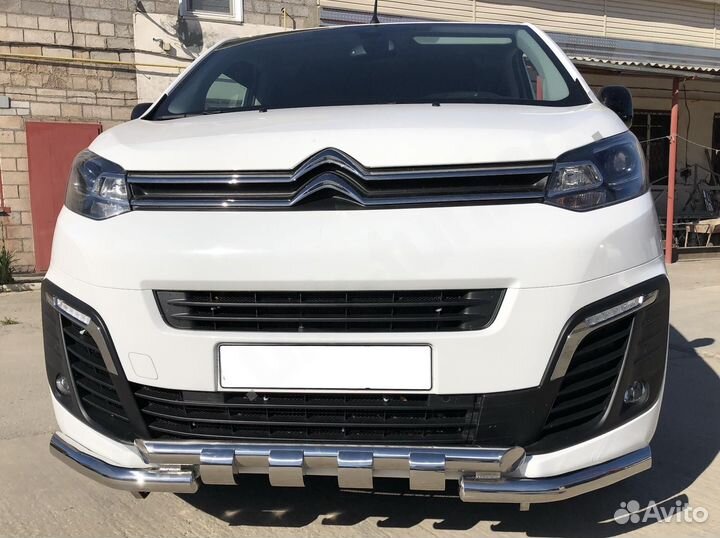 Citroen SpaceTourer 2018 Защита переднего бампера