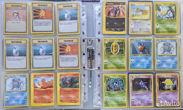 Винтажные редкие карточки покемон