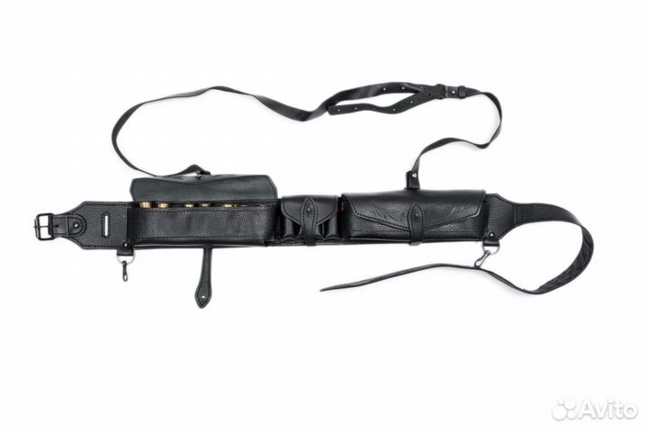 Патронташ под 40 патронов 12 калибра / кожа