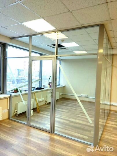 Офисные перегородки из стекла от производителя