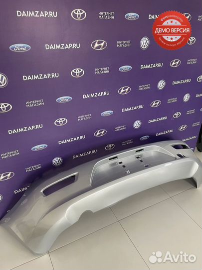 Бампер Задний Chevrolet Cruze Хэтчбек серебристый