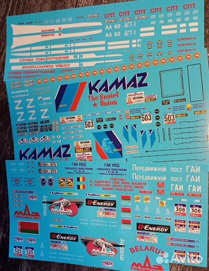 Декали 1:43 и другие масштабы