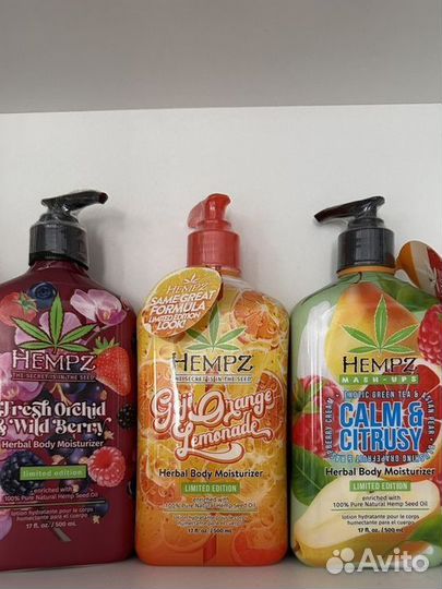 Увлажняющий лосьон для тела Hempz