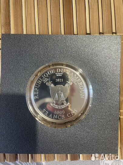 Серебряная монета Камерун