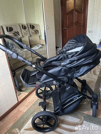 Коляска adamex zico с автолюлькой britax