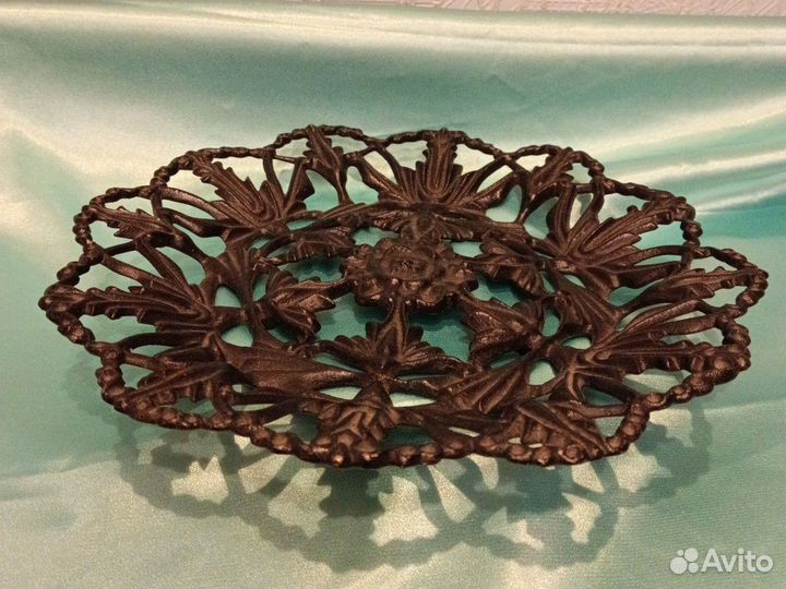 Литье СССР тарелка Розы