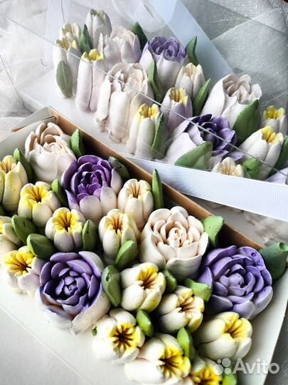 Букет из зефира ручной работы