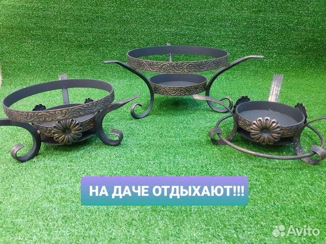 Подставка кованая под садж