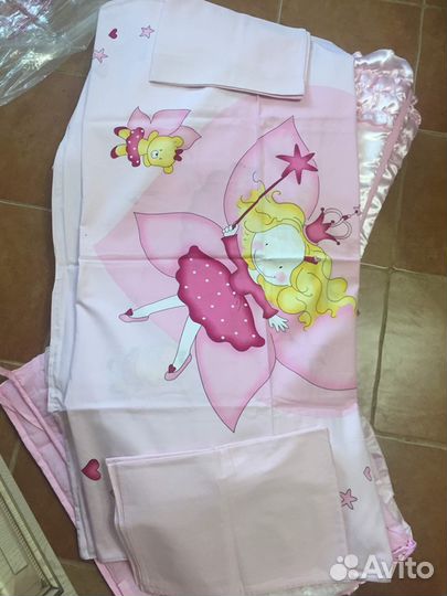 Комплект в детскую кроватку 10 в 1