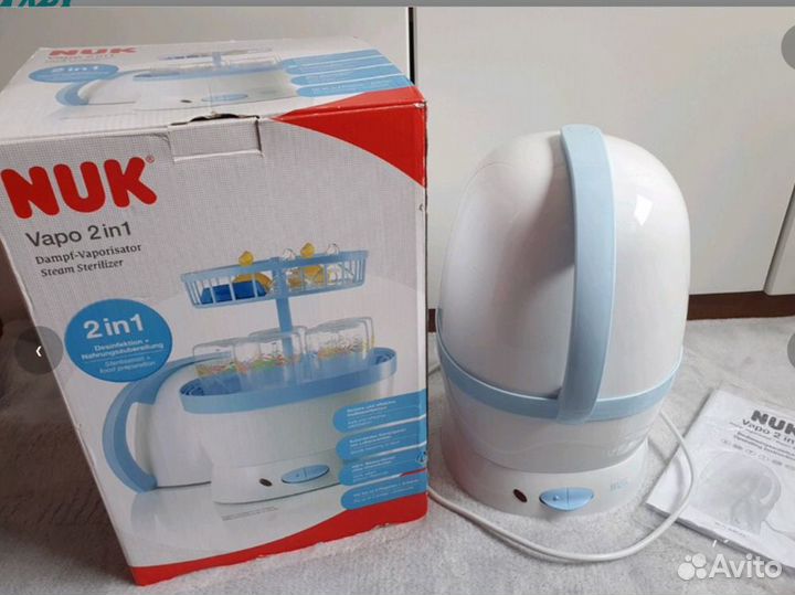 NUK Паровой электрический стерилизатор 2 в 1