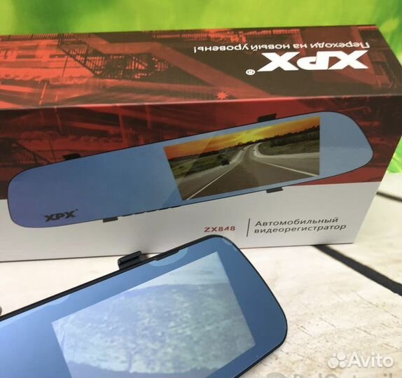 Зеркало - видеорегистратор 2 камеры ZX848 Корея