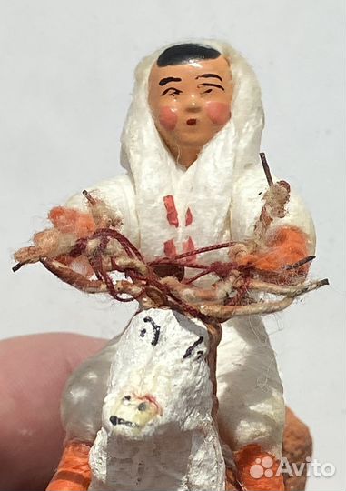 Ватные елочные игрушки СССР