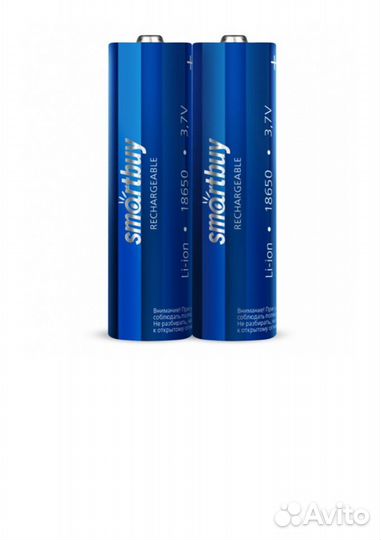 Аккумулятор 18650 2000 mAh Li-ion 3.7V, 2 шт