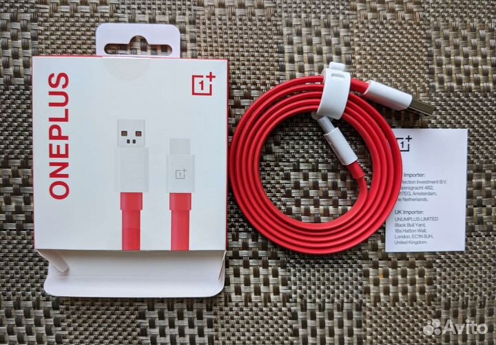 Оригинальный кабель OnePlus Supervooc 65w