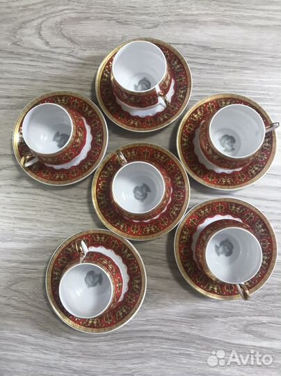 Тончайший фарфор, кофейный сервиз