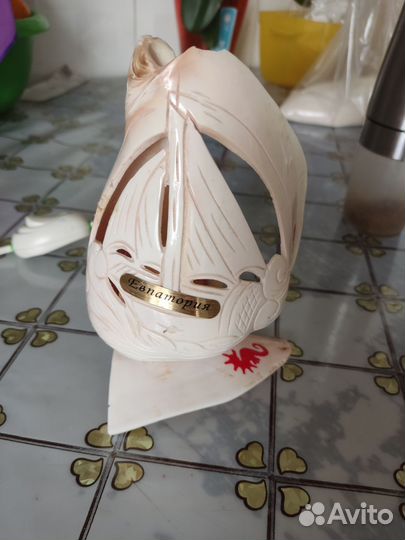 Светильник из ракушки, ночник