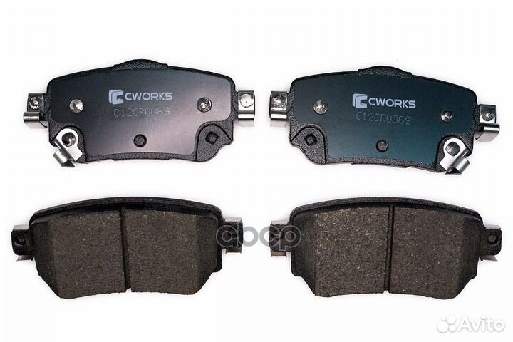 Колодки тормозные задние (Low Metallic) nissan