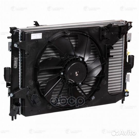 Блок охлаждения (радиатор+конденсер+вентилятор)