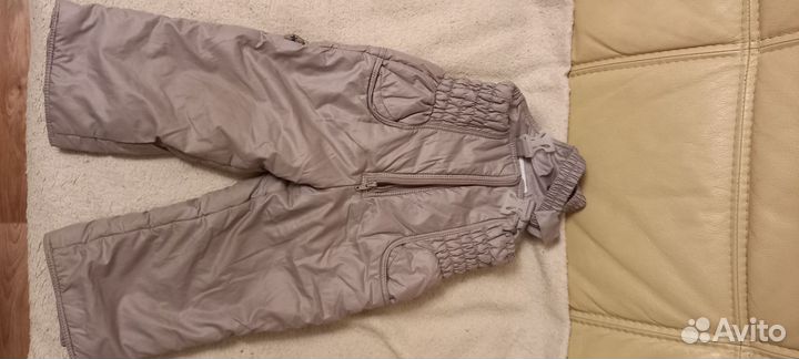 Зимний костюм для девочки 86 92