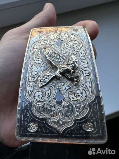 Ремень серебряный