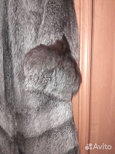 Шуба натуральная нутриевая