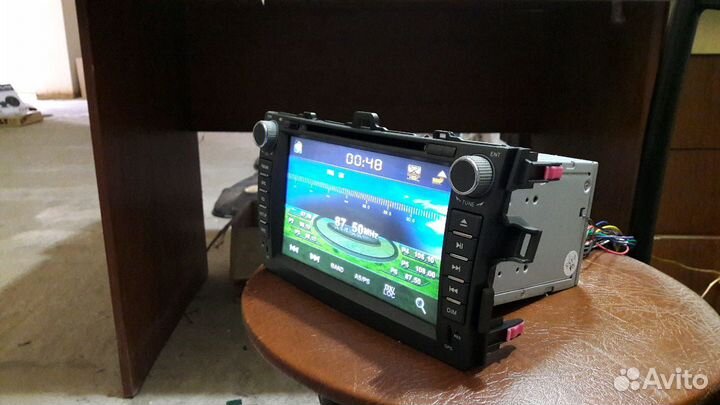 Штатная DVD магнитола на Тойту Королла 150 кузов