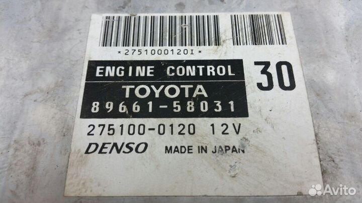 Блок управления двигателем Toyota Alphard ANH10