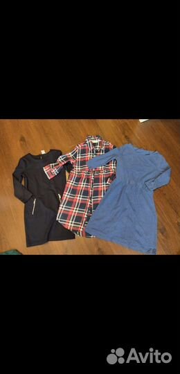 Одежда на девочку пакетом 8-12 лет