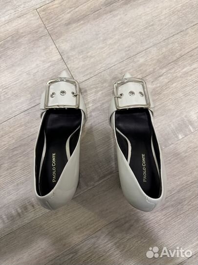 Туфли paolo conte 35 размер светло- голубые