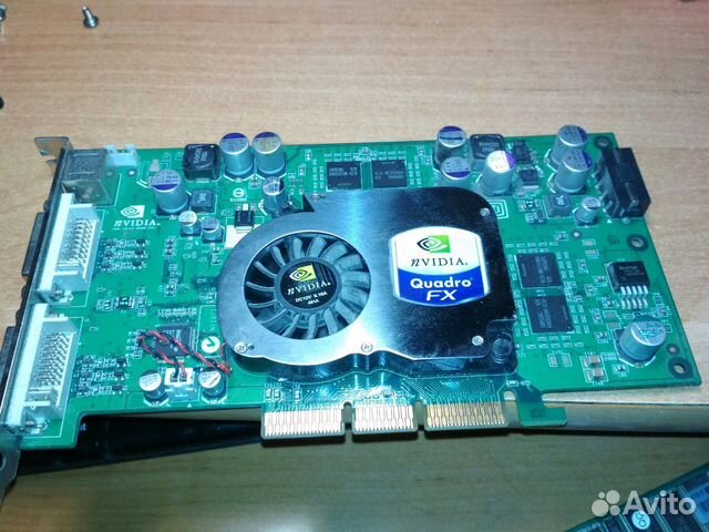 Видеокарта Nvidia Quadro FX 1100 AGP купить в Самаре по низкой