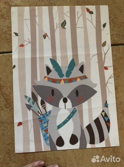 Постеры на холсте А4