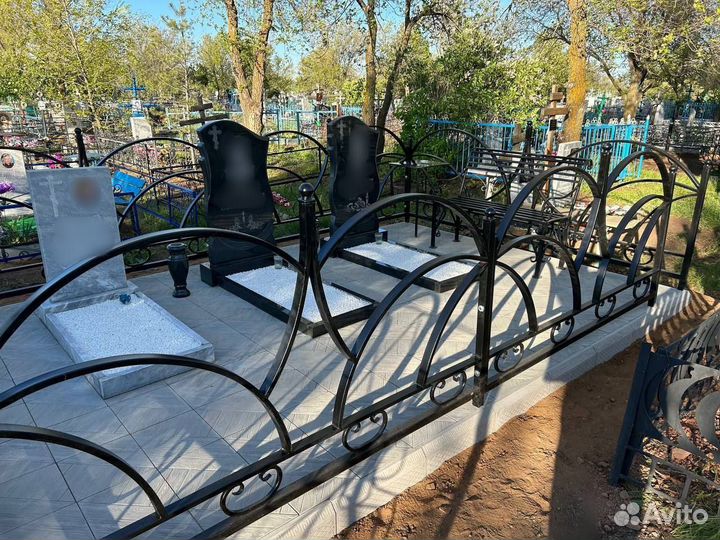 Благоустройство, облицовка могил