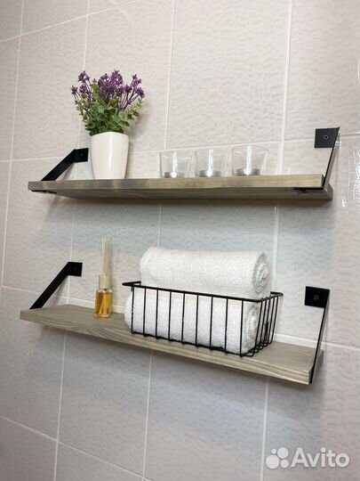 Полки и Стеллажи из дерева на заказ