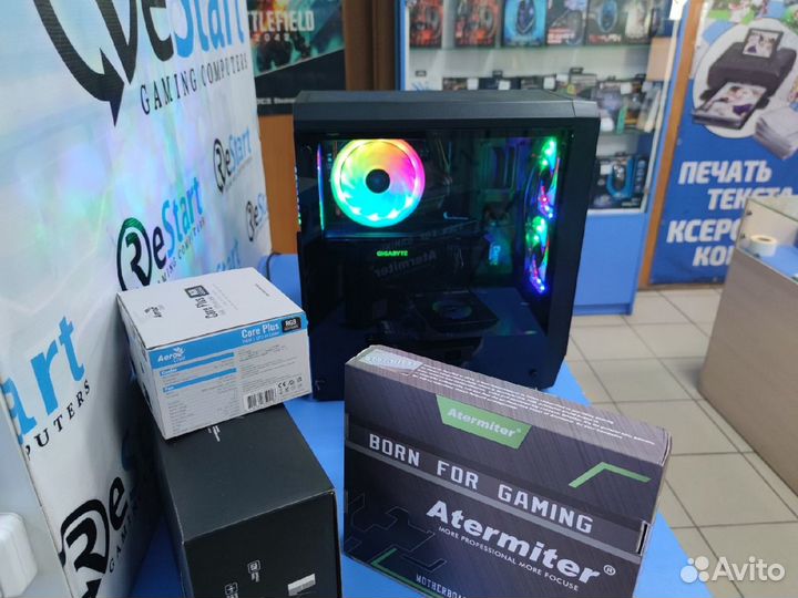 Игровой пк (10 ядер/16ddr4/RX570 8gb)
