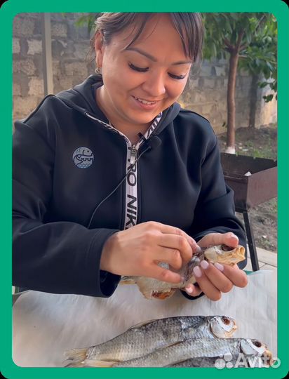 Вобла вяленая с икрой