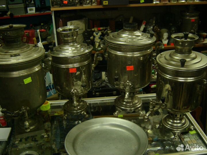Самовар на дровах, меняю на антиквариат