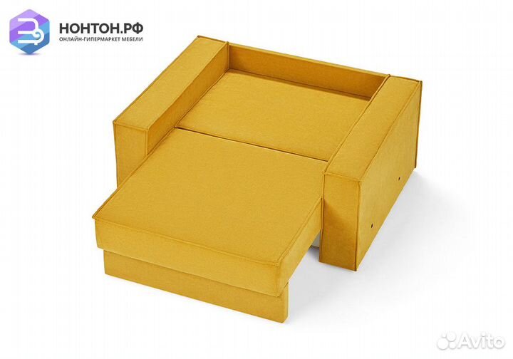 Кресло еврокнижка Тревис желтое